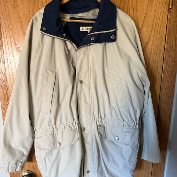 London Fog Other - London Fog Men's Beige and Navy Jacket